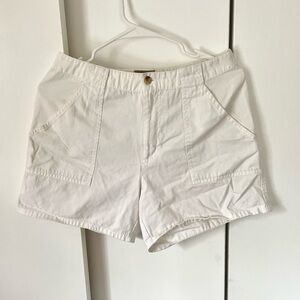 Vintage 100% Cotton White Women's Shorts